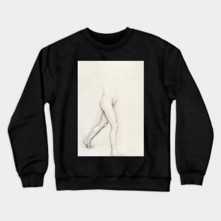 Incomplete illustration of a dancer Crewneck Sweatshirt